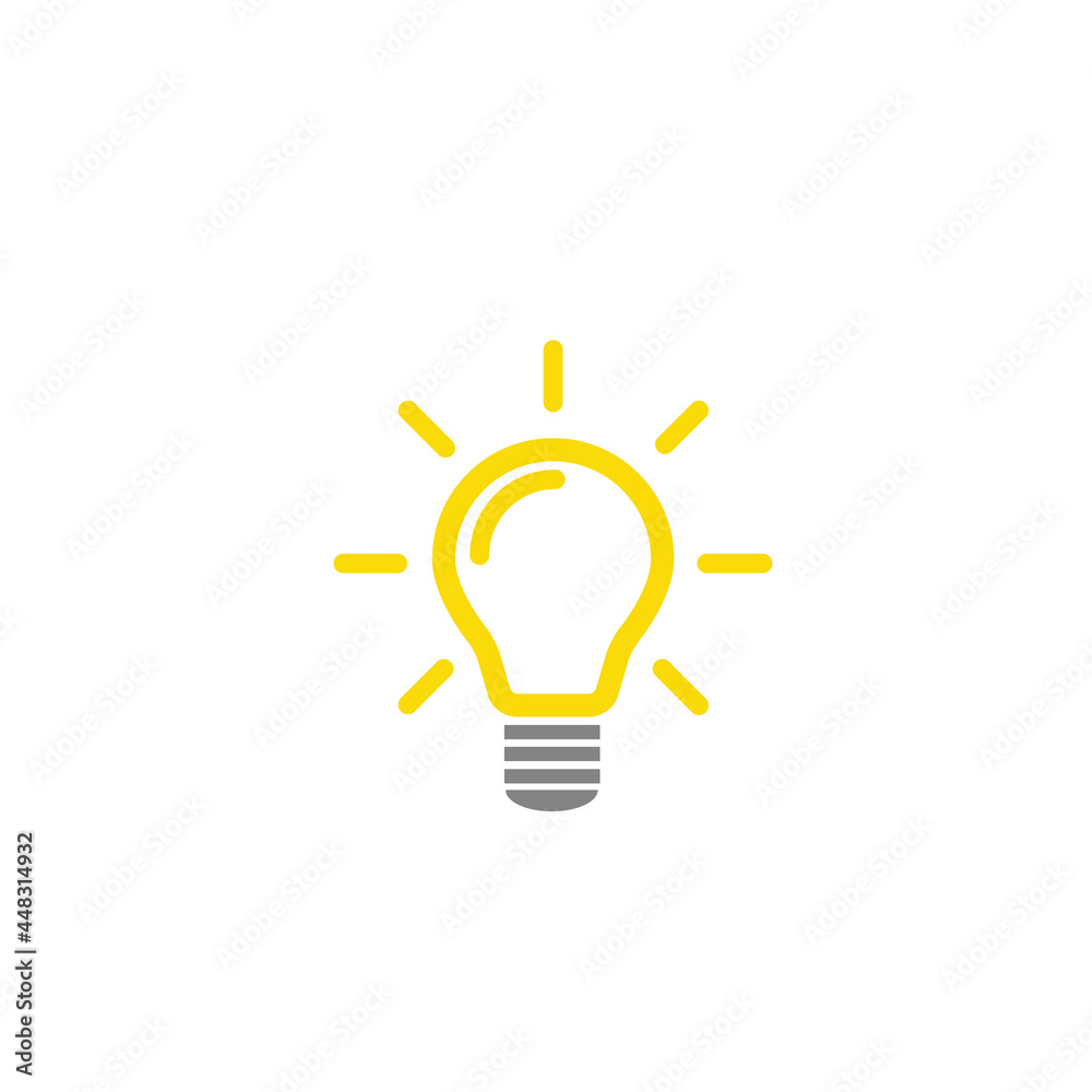 The light bulb is full of ideas And creative thinking, analytical thinking for processing. Light bulb icon vector. ideas symbol illustration. The light bulb is full of ideas And creative thinking, analytical thinking for processing. Light bulb icon vector. ideas symbol illustration.