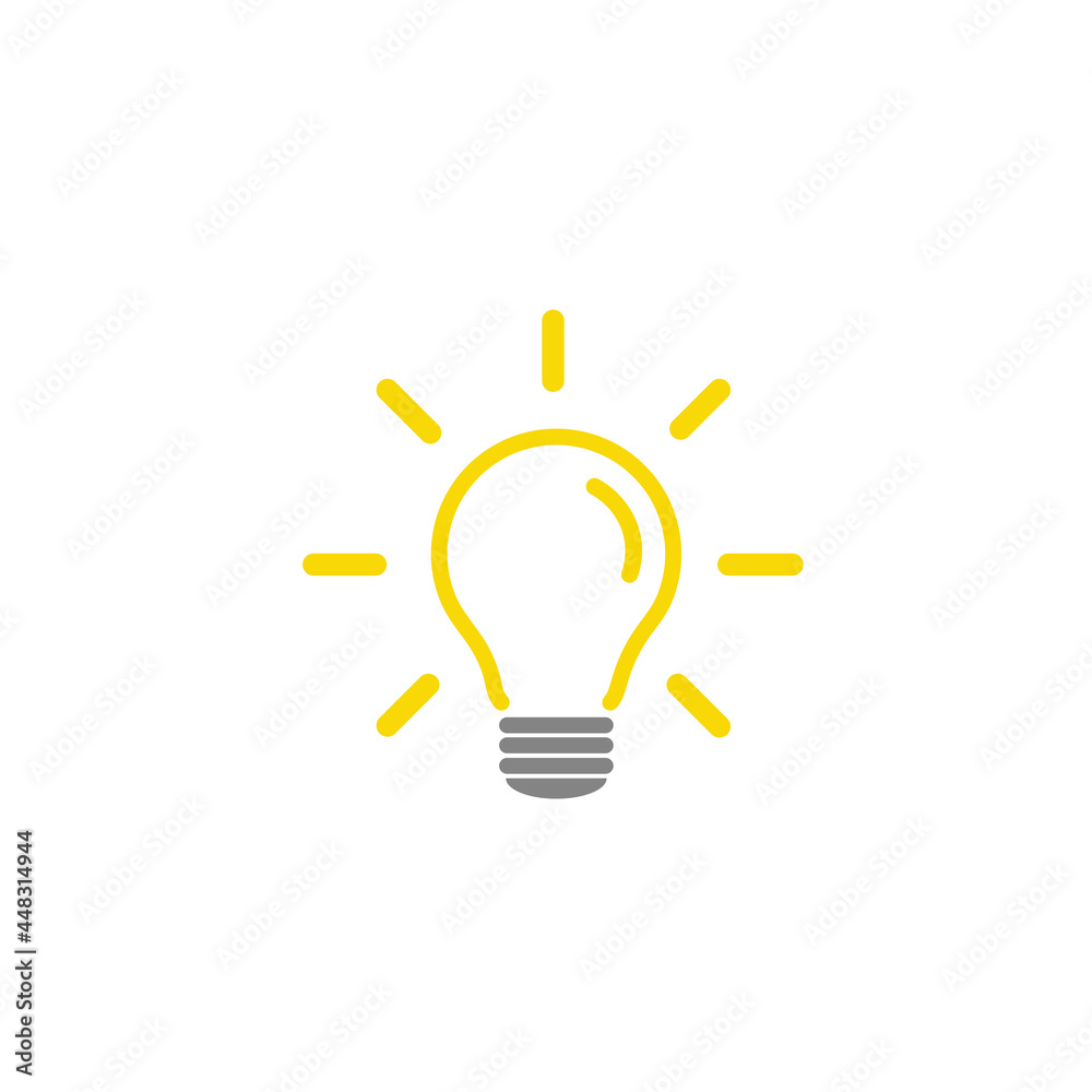 The light bulb is full of ideas And creative thinking, analytical thinking for processing. Light bulb icon vector. ideas symbol illustration. The light bulb is full of ideas And creative thinking, analytical thinking for processing. Light bulb icon vector. ideas symbol illustration.