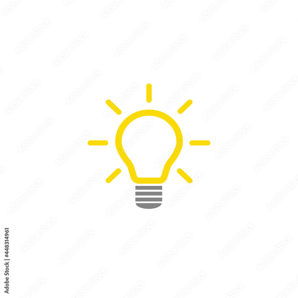 The light bulb is full of ideas And creative thinking, analytical thinking for processing. Light bulb icon vector. ideas symbol illustration. The light bulb is full of ideas And creative thinking, analytical thinking for processing. Light bulb icon vector. ideas symbol illustration.