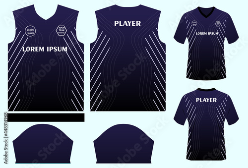 jersey sports template design and pattern for sublimation printing