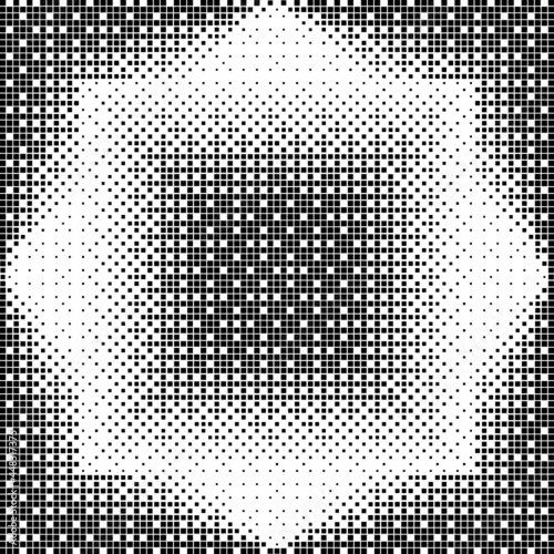 Abstract Square Halftone