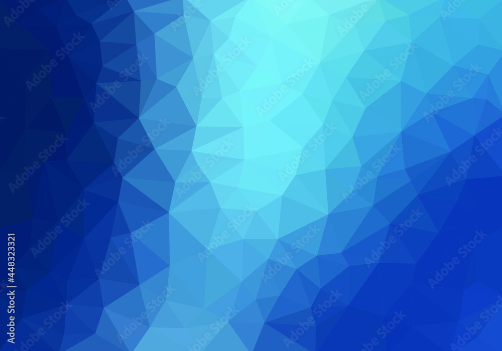 Obraz premium blue background with triangles