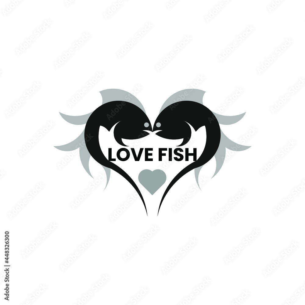 Illustration vector graphic of simple logo or character about two golden fish in love simbol suitable for any visual content Illustration vector graphic of simple logo or character about two golden fish in love simbol suitable for any visual content