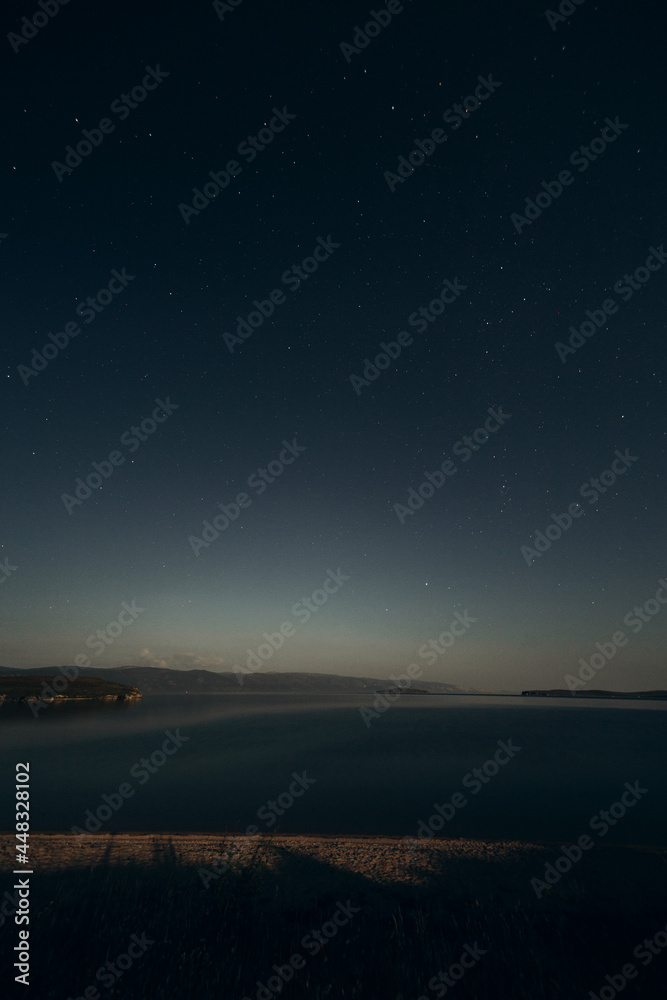 Lake Baikal starry sky Lake Baikal starry sky