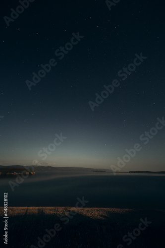 Lake Baikal starry sky