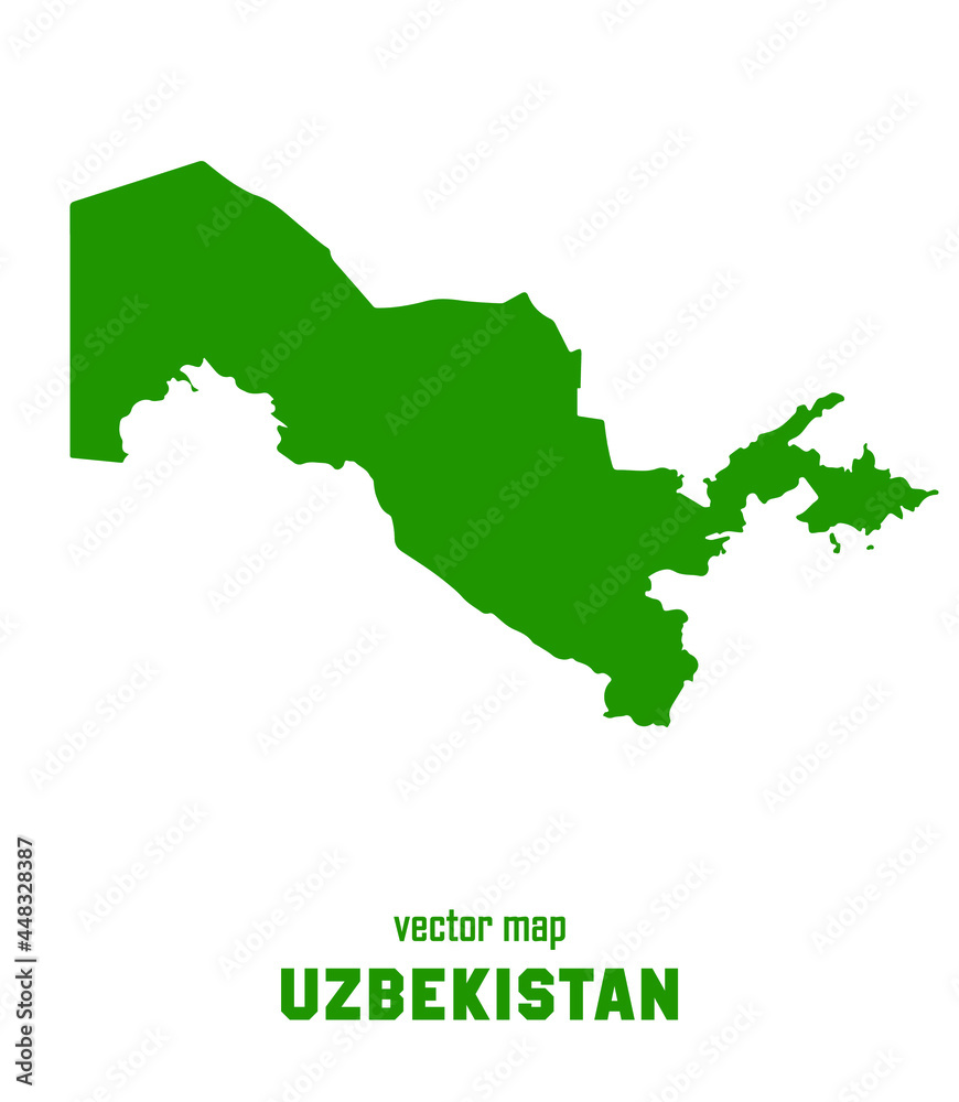 vector map of Uzbekistan. you can use it for any needs