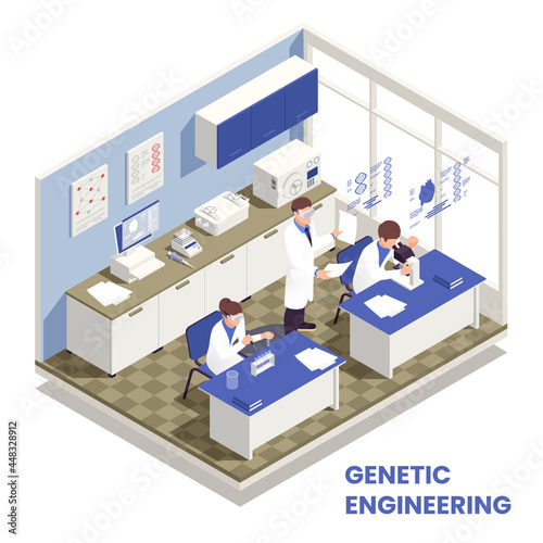 Genetic Engineering Concept