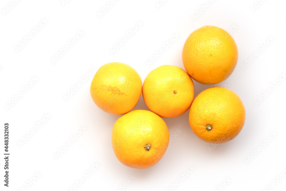 Close up of group of Valencia orange fruit with high vitamin C. Close up of group of Valencia orange fruit with high vitamin C.