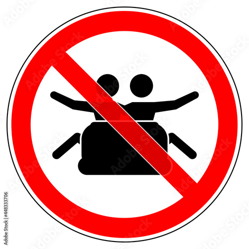 srr600 SignRoundRed - Fahrgeschäft: Arme und Beine nicht herausstrecken . Hinauslehnen verboten - Hinaushalten von Gegenständen nicht erlaubt - amusement ride: don't stretch your arms or legs - g10645