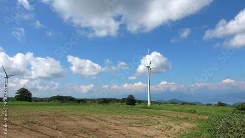 布引風の高原・風力発電・タイムプラス（郡山市・湖南町）
