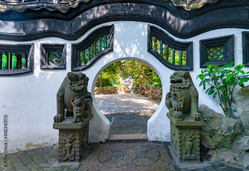 Photography Yu Garden, a classical garden in Shanghai, China