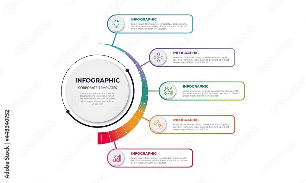 Obraz premium Infographic Template