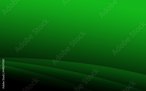 green wave abstract background © Kritsana