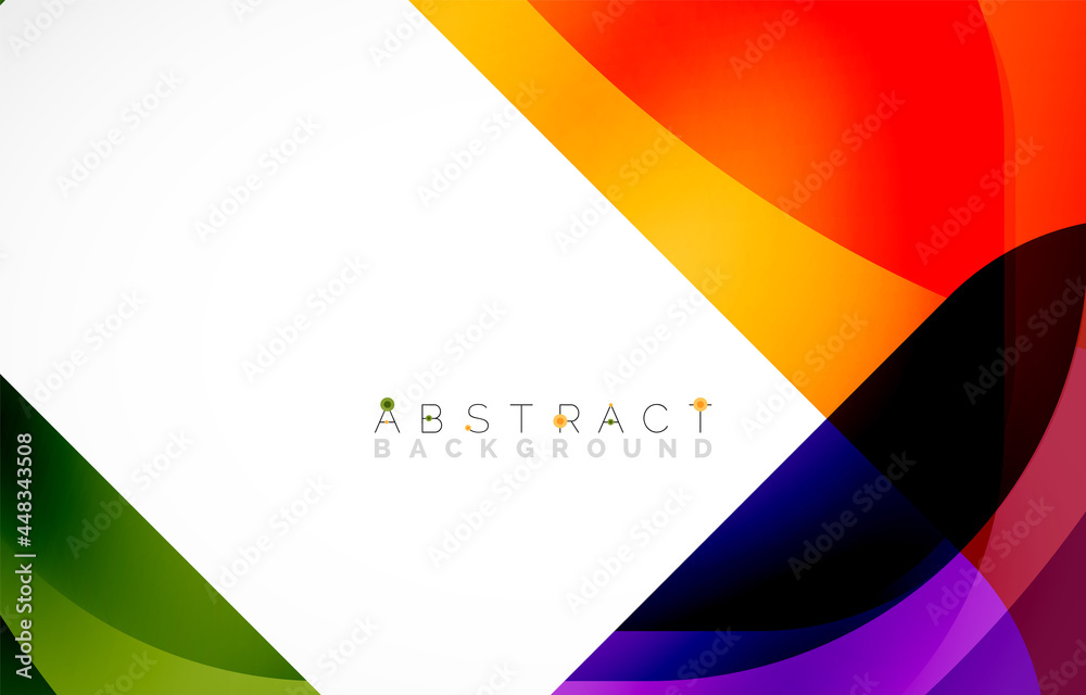 Minimal background. Abstract square shape with round corners created with wavy forms. Vector Illustration For Wallpaper, Banner, Background, Landing Page Minimal background. Abstract square shape with round corners created with wavy forms. Vector Illustration For Wallpaper, Banner, Background, Landing Page