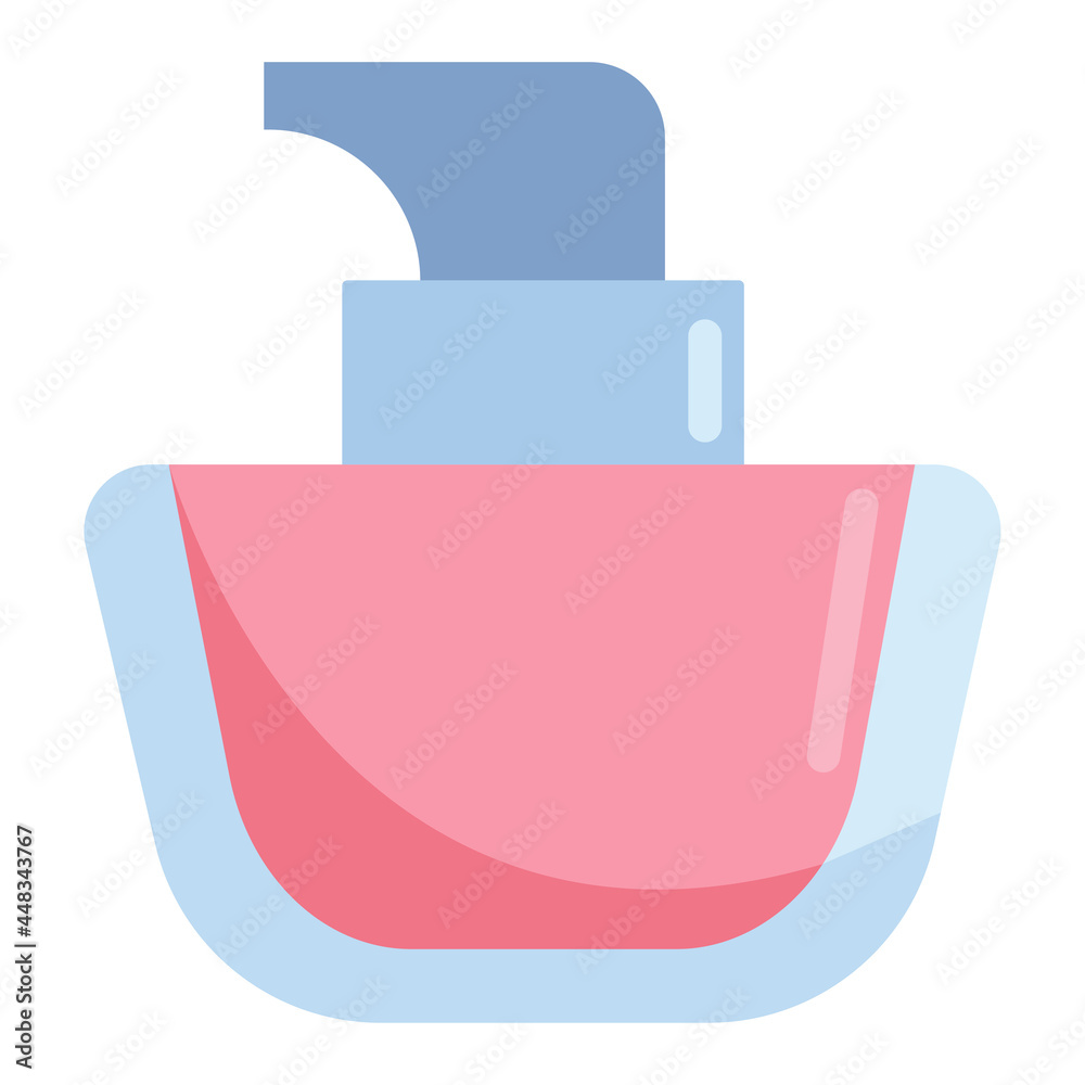 A flat icon of perfume. Vector illustration on a white background. A flat icon of perfume. Vector illustration on a white background.