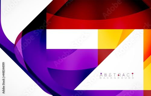 Minimal background. Abstract square shape with round corners created with wavy forms. Vector Illustration For Wallpaper, Banner, Background, Landing Page Free Download Minimal background. Abstract square shape with round corners created with wavy forms. Vector Illustration For Wallpaper, Banner, Background, Landing Page - GFXLoad