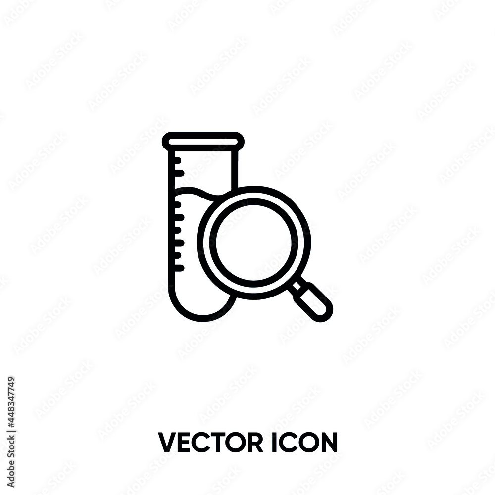 Test tube vector icon. Modern, simple flat vector illustration for website or mobile app.Blood test symbol, logo illustration. Pixel perfect vector graphics Test tube vector icon. Modern, simple flat vector illustration for website or mobile app.Blood test symbol, logo illustration. Pixel perfect vector graphics