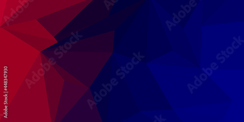 Abstract geometric triangular low poly style illustration graphic background.