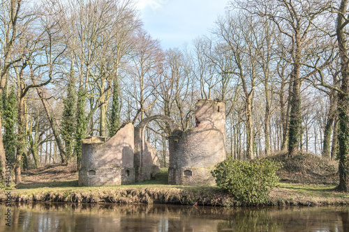 Toutenburgh ruine in Vollenhove, Overijssel Province, The Netherlands