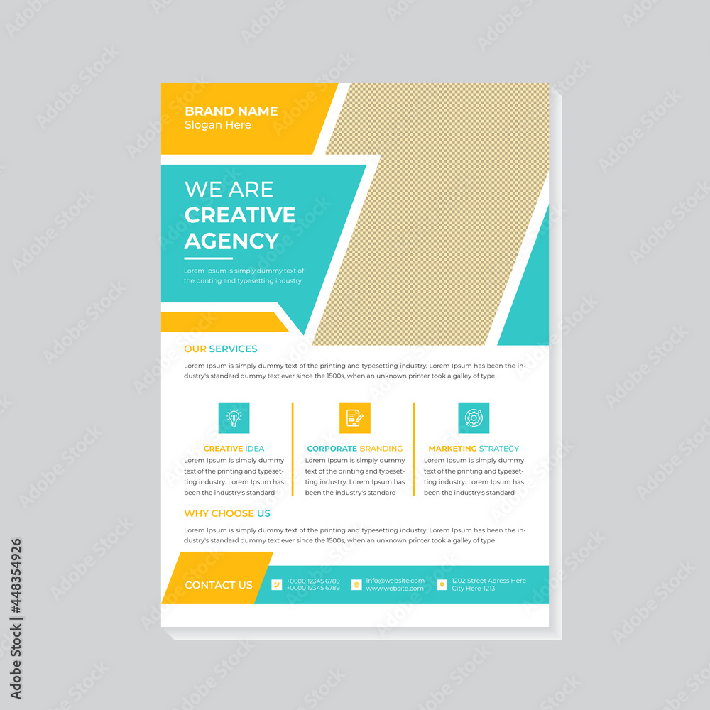 Creative Modern Corporate Flyer Template Design