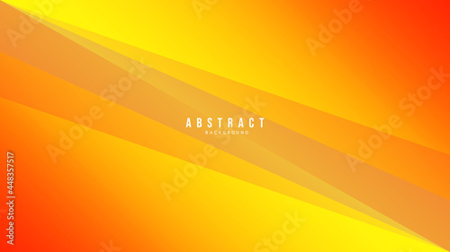Abstract Colorful geometric background ,Lines and shadows overlapping orange and yellow , Modern background design for presentation design , illustration Vector EPS 10