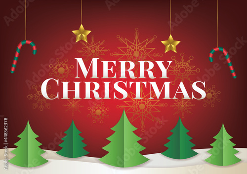 merry chrismas art vector