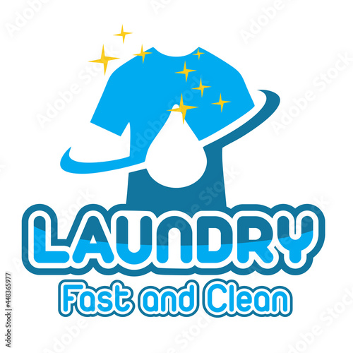 laundry icon logo design washing machine with bubbles for business clothes wash cleans modern template