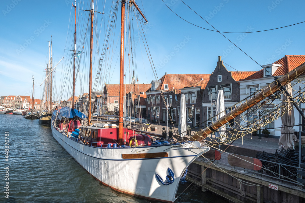 Oude haven Enkhuizen, Noord-Holland Province, The Netherlands