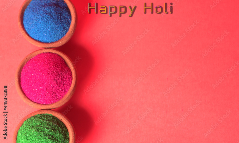 Diwali Festival showing Colourful rangoli in bowls,clay lamp or diya on background Diwali Festival showing Colourful rangoli in bowls,clay lamp or diya on background