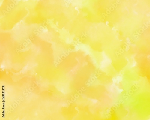Wallpaper Mural Abstract Watercolors yellow and pink pastel tone , texture of haze ,splashing on white background ,illustration for wallpaper or backdrop	 Torontodigital.ca