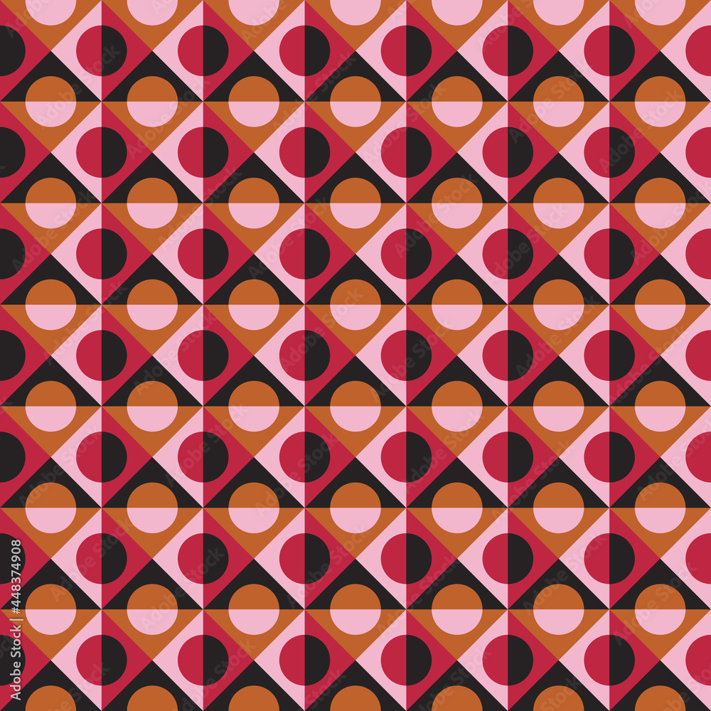 Abstract geometric vector classical seamless pattern Abstract geometric vector classical seamless pattern
