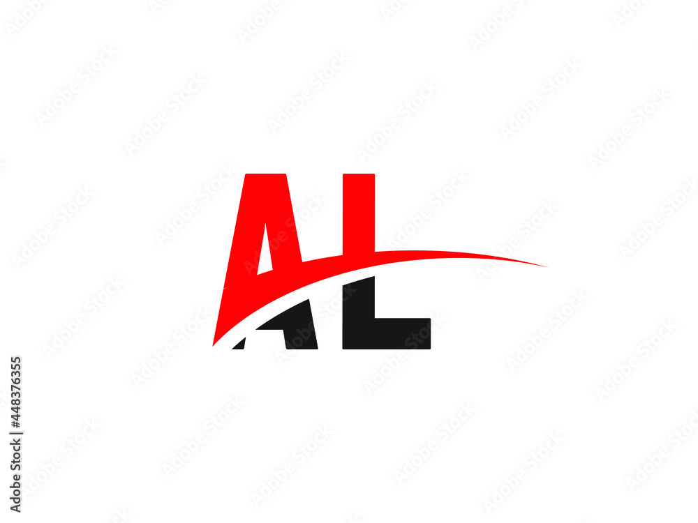AL Letter Initial Logo Design Template AL Letter Initial Logo Design Template