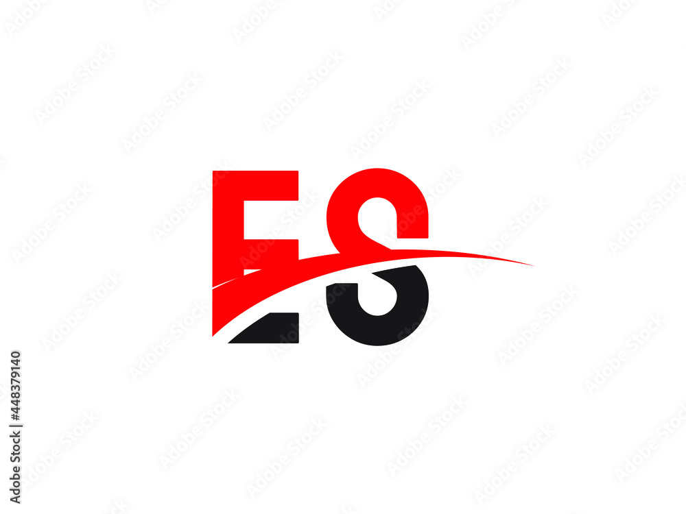 ES Letter Initial Logo Design Template ES Letter Initial Logo Design Template