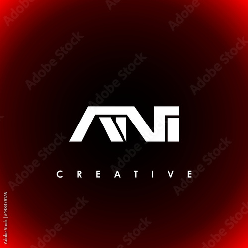 ANI Letter Initial Logo Design Template Vector Illustration