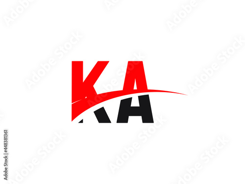 Free Download KA Letter Initial Logo Design Template - GFXLoad
