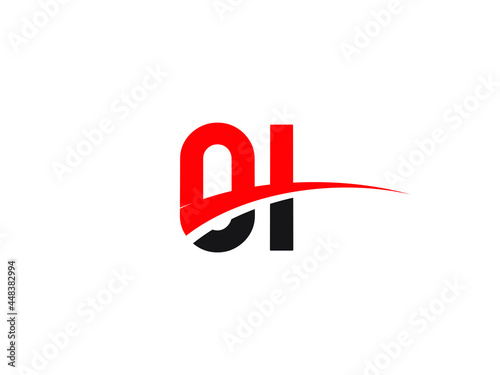 OI Letter Initial Logo Design Template