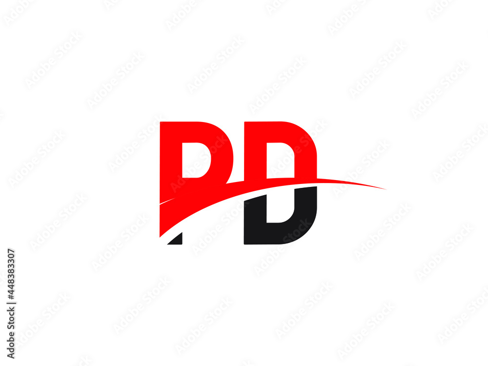 PD Letter Initial Logo Design Template