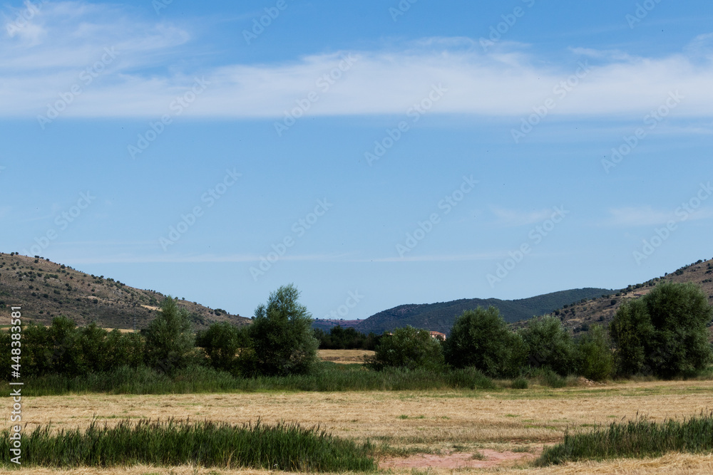 Paisaje natural de Santamera, Guadalajara, España. Paisaje natural de Santamera, Guadalajara, España.