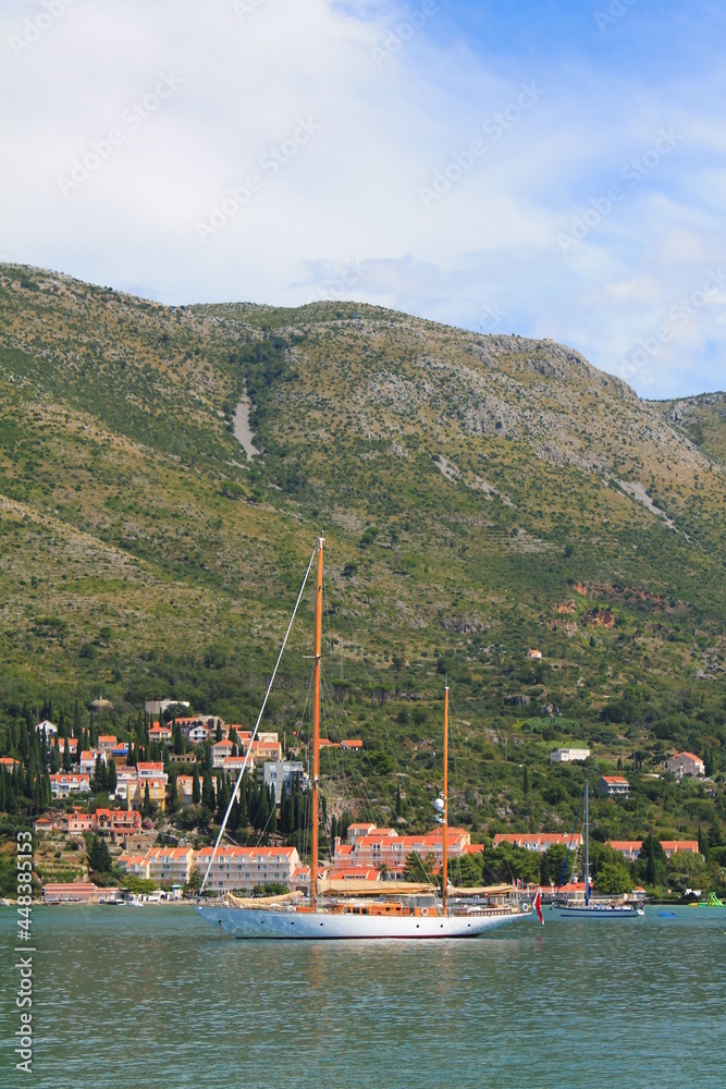 Cavtat (Croatia) | Sailing ship in the harbor
