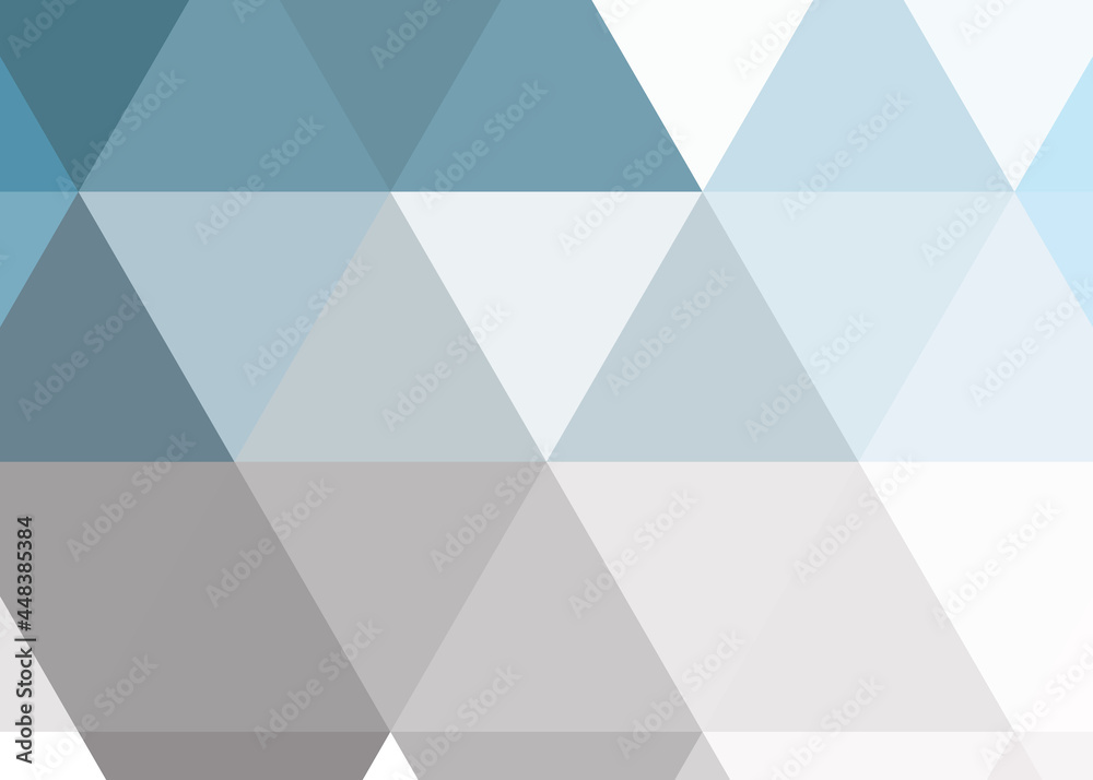 Fototapeta premium Abstract color Low-Polygones Generative Art background illustration