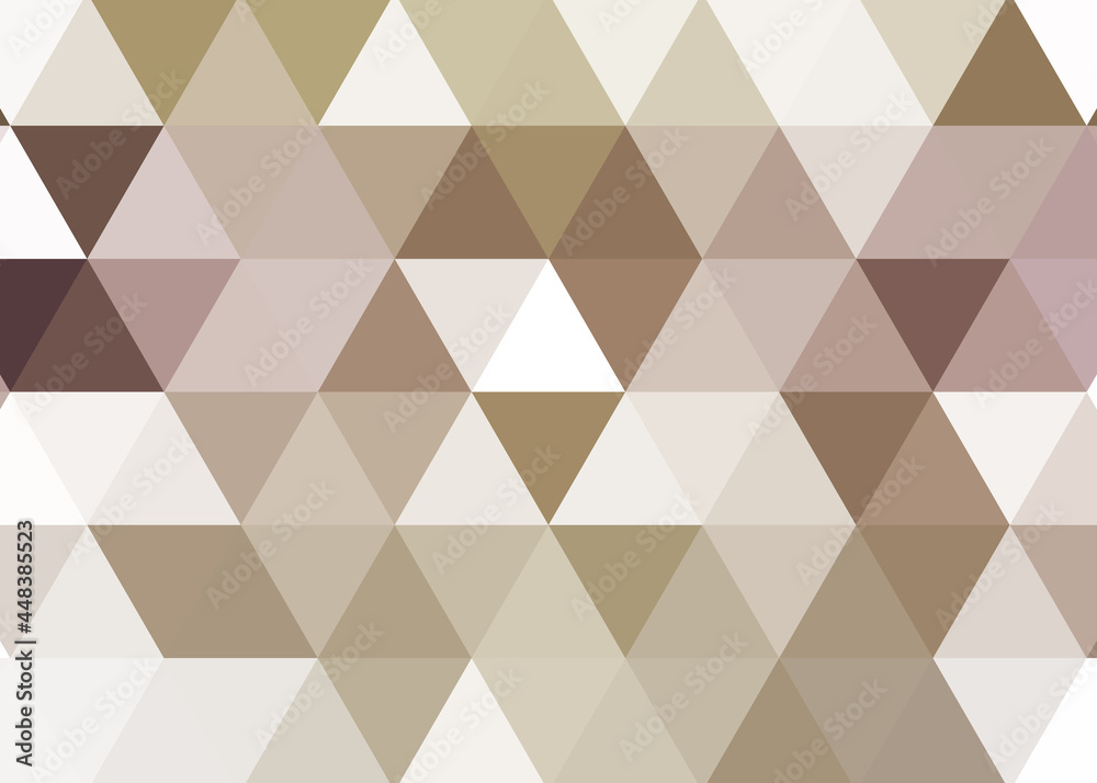 Fototapeta premium Abstract color Low-Polygones Generative Art background illustration