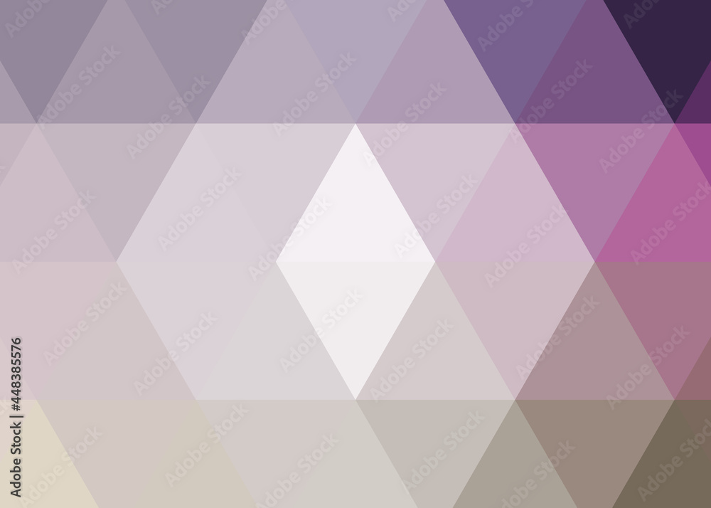 Fototapeta premium Abstract color Low-Polygones Generative Art background illustration