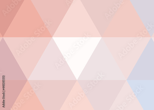 Abstract color Low-Polygones Generative Art background illustration