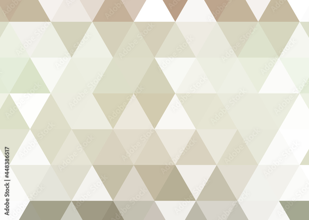 Fototapeta premium Abstract color Low-Polygones Generative Art background illustration