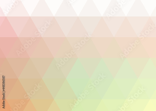 Abstract color Low-Polygones Generative Art background illustration