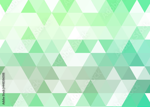 Abstract color Low-Polygones Generative Art background illustration