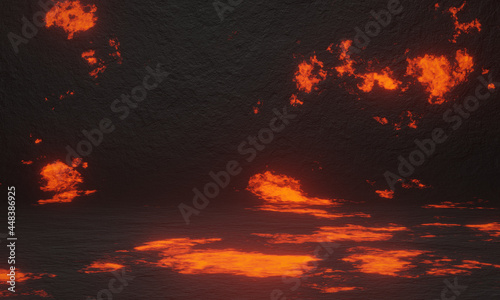 Abstract volcanic lave background.