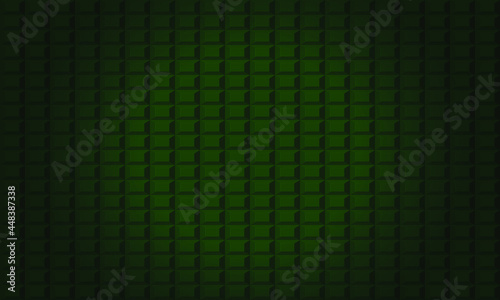 Green geometric background. Mosaic tiles pattern. Vector illustration.