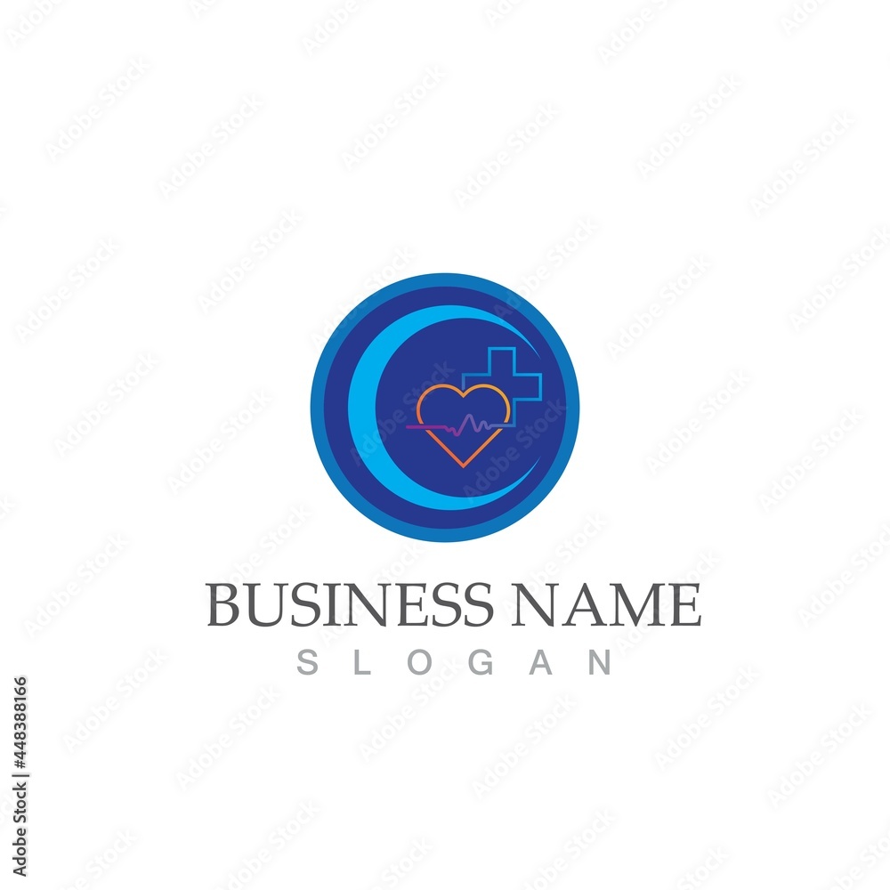 health medical logo design health medical logo design