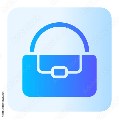 bag flat gradient icon